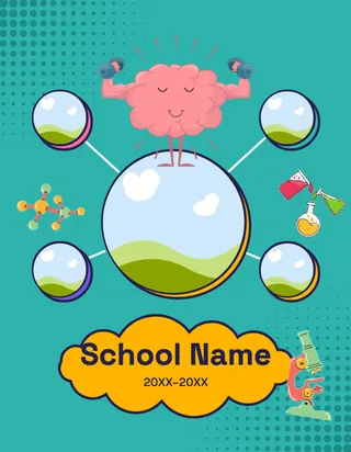 Big Ideas yearbook template cover