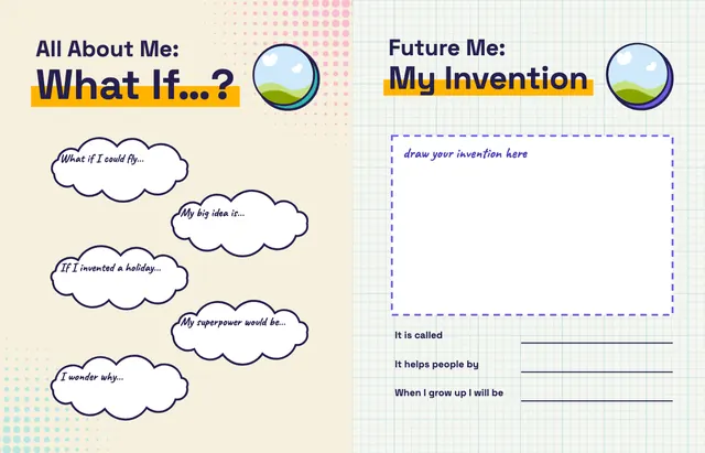 Big Ideas template, pages 46 and 47