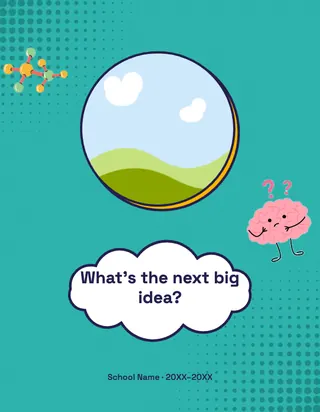 Big Ideas template, back cover