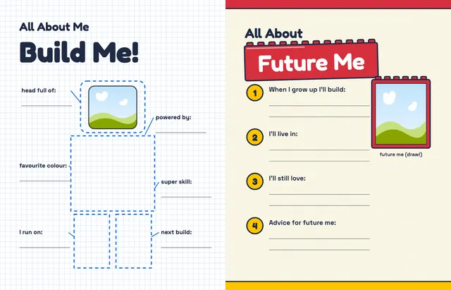 Building Blocks template, pages 46 and 47