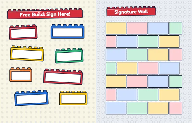 Building Blocks template, pages 48 and 49