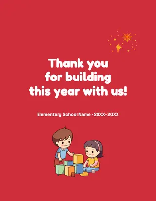 Building Blocks template, back cover