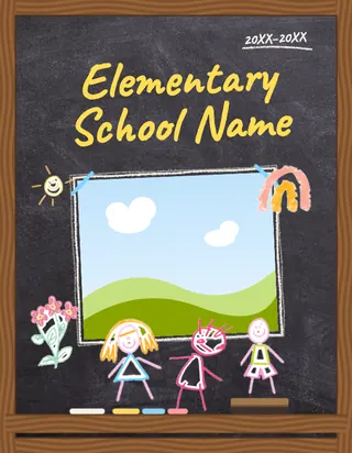 Chalk It Up template, cover