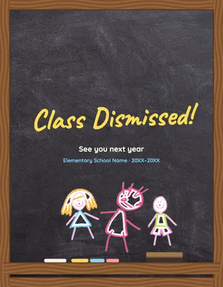 Chalk It Up template, back cover
