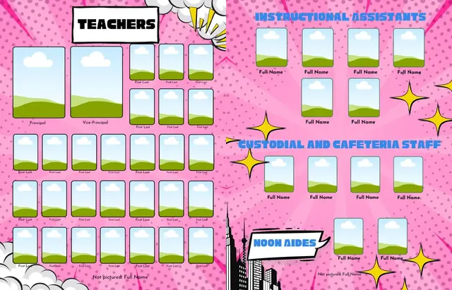 Comic Book template, pages 6 and 7