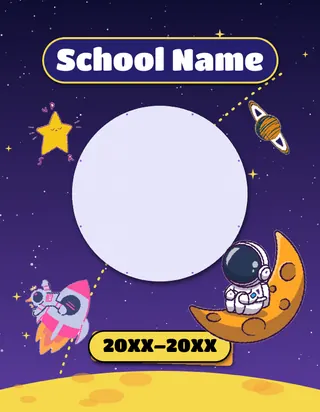 Cosmic Classroom template, cover