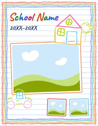 Crayon Box template, cover