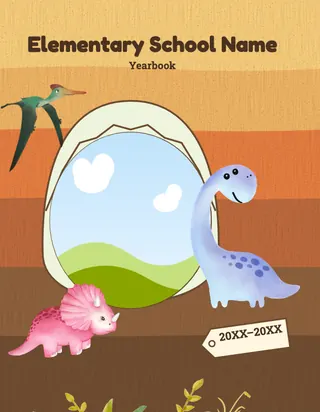 Dino Dig template, cover