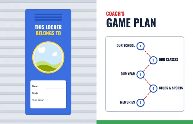 Field Day template, pages 2 and 3