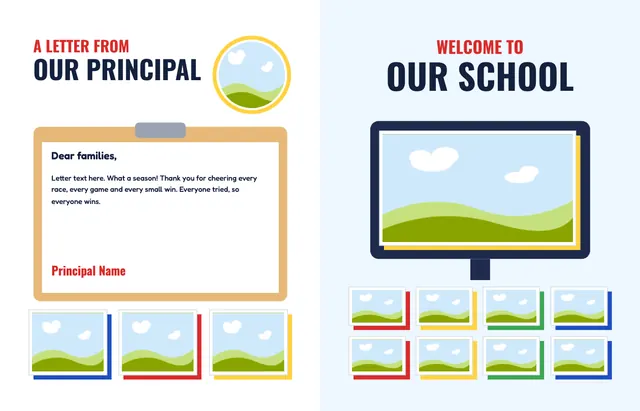 Field Day template, pages 4 and 5