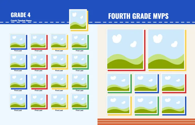 Field Day template, pages 20 and 21