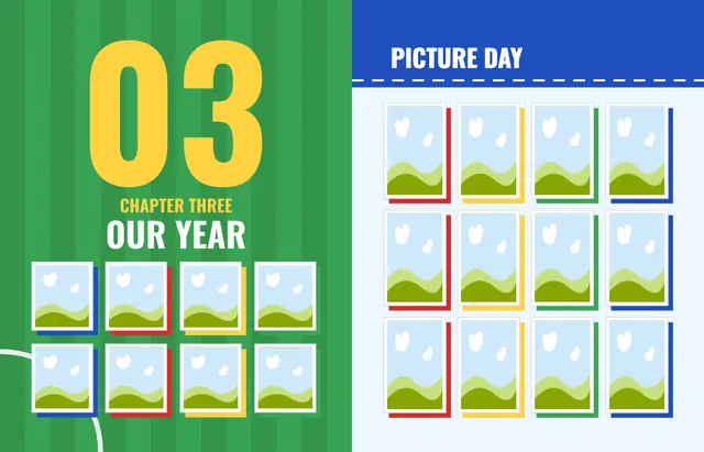 Field Day template, pages 24 and 25