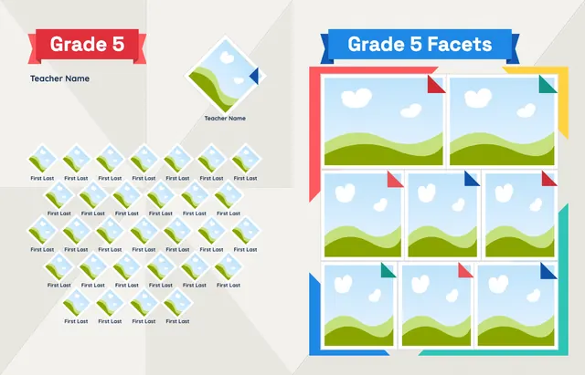 Fold and Fly template, pages 20 and 21