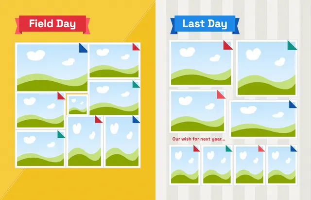 Fold and Fly template, pages 36 and 37