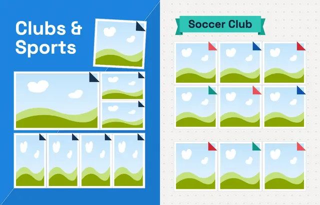 Fold and Fly template, pages 38 and 39