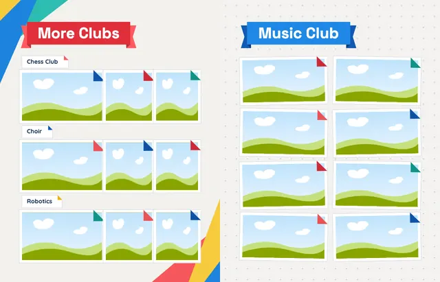 Fold and Fly template, pages 40 and 41