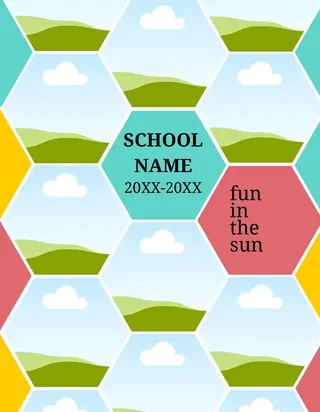 Fun in the Sun template, cover