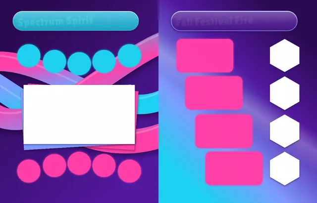 Jewel Glow template, pages 28 and 29