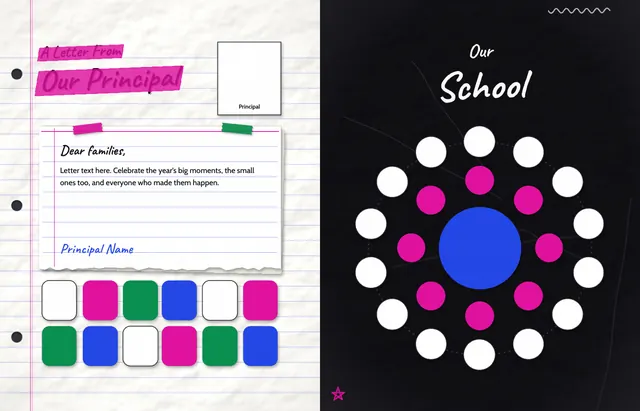 Margin Notes template, pages 4 and 5