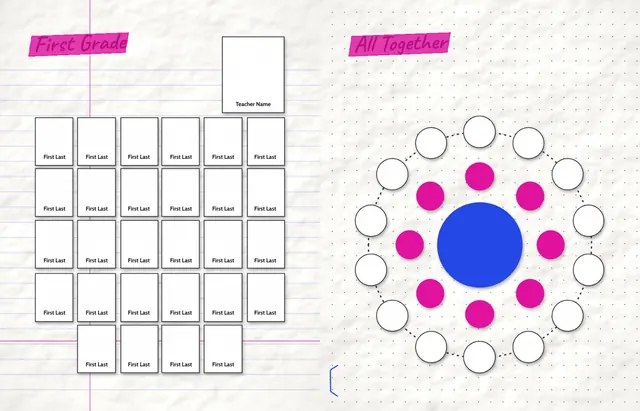 Margin Notes template, pages 14 and 15