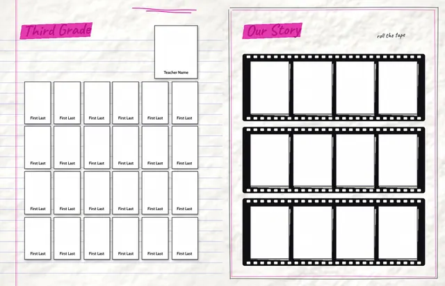 Margin Notes template, pages 18 and 19