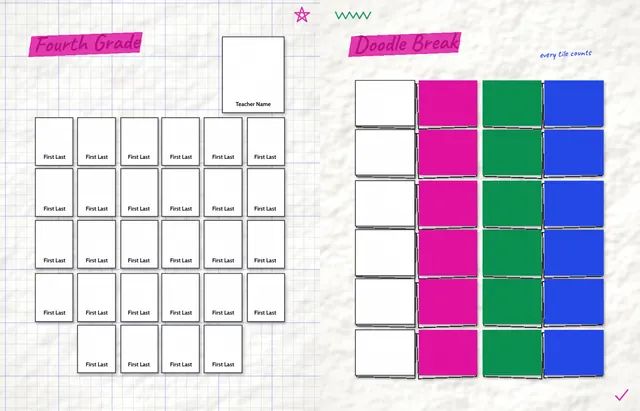 Margin Notes template, pages 20 and 21