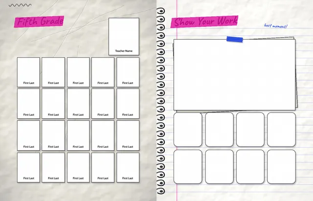 Margin Notes template, pages 22 and 23