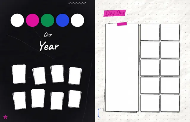 Margin Notes template, pages 24 and 25
