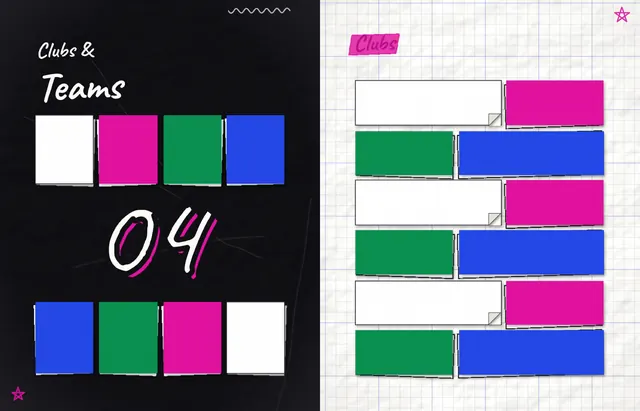Margin Notes template, pages 38 and 39
