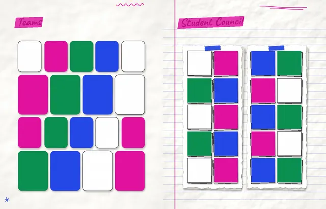 Margin Notes template, pages 40 and 41