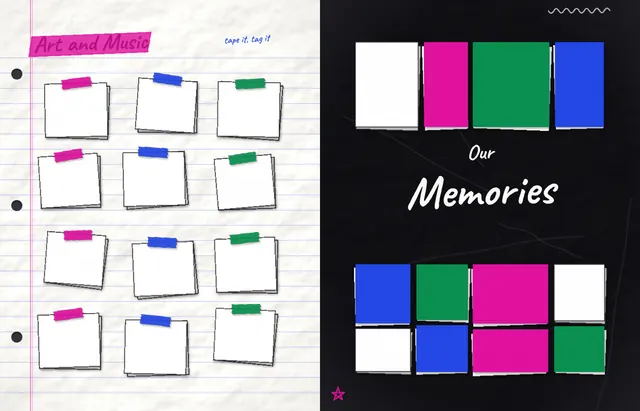 Margin Notes template, pages 42 and 43