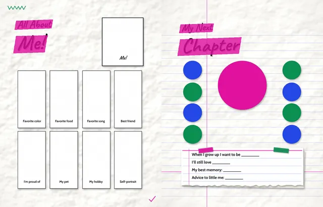 Margin Notes template, pages 46 and 47