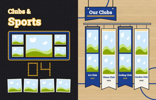 Mascot Pride template, pages 38 and 39