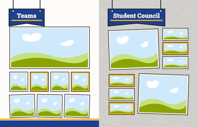 Mascot Pride template, pages 40 and 41