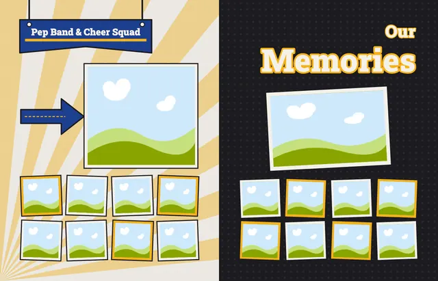 Mascot Pride template, pages 42 and 43