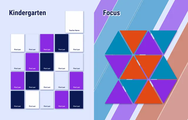 Prism Panes template, pages 12 and 13