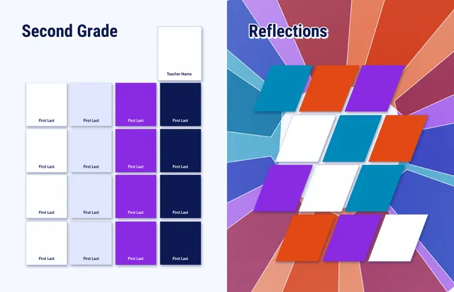 Prism Panes template, pages 16 and 17