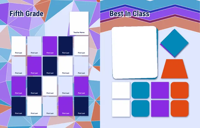 Prism Panes template, pages 22 and 23