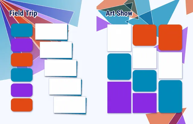 Prism Panes template, pages 30 and 31