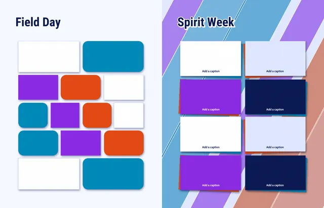 Prism Panes template, pages 34 and 35