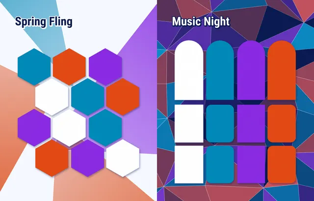 Prism Panes template, pages 36 and 37