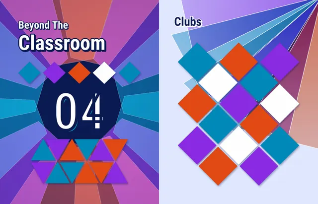 Prism Panes template, pages 38 and 39