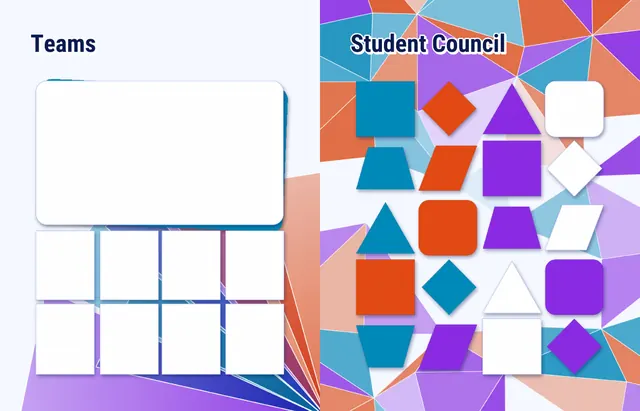 Prism Panes template, pages 40 and 41