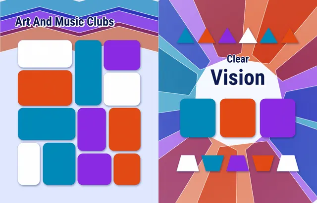 Prism Panes template, pages 42 and 43