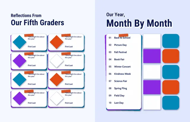 Prism Panes template, pages 44 and 45