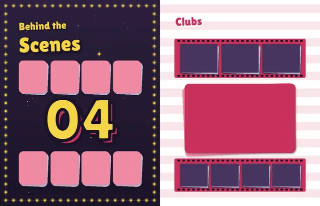 Red Carpet template, pages 38 and 39
