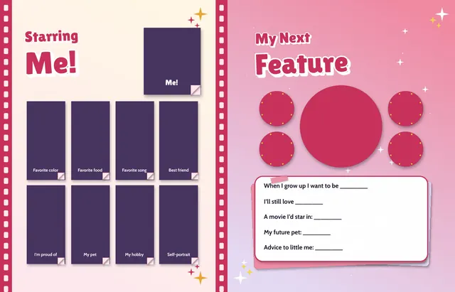 Red Carpet template, pages 46 and 47