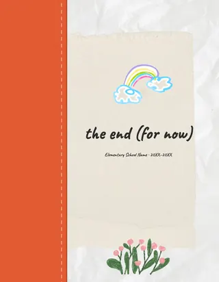 Sketchbook template, back cover