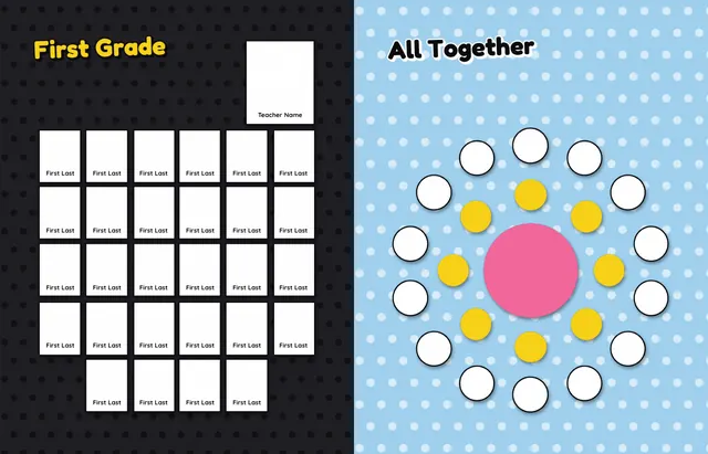 Snapshot Mosaic template, pages 14 and 15