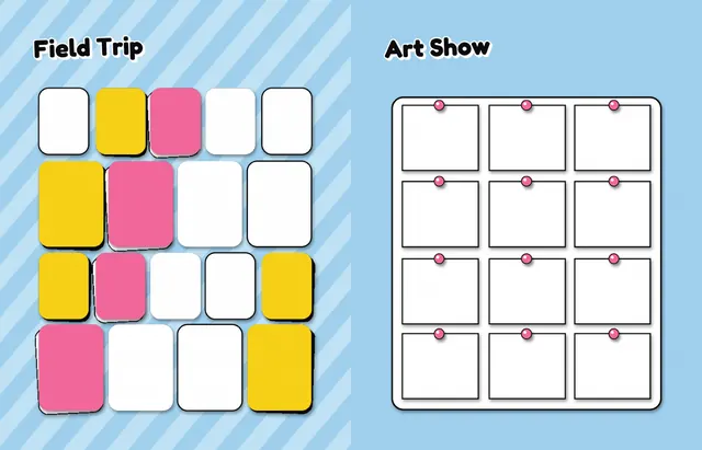 Snapshot Mosaic template, pages 30 and 31